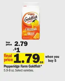 Meijer Pepperidge Farm Goldfish offer