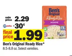 Meijer Ben's Original Ready Rice offer