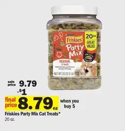 Meijer Friskies Party Mix Cat Treats offer