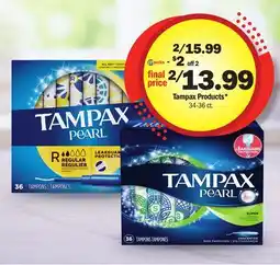 Meijer Tampax Products offer