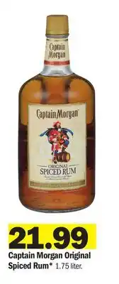 Meijer Captain Morgan Original Spiced Rum offer