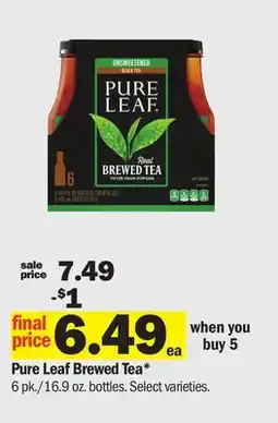 Meijer Pure Leaf Brewed Tea offer