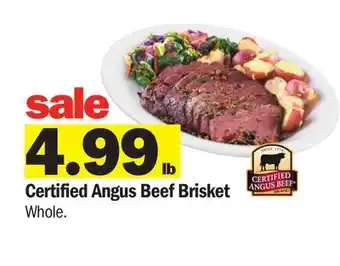 Meijer Certified Angus Beef Brisket offer
