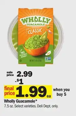 Meijer Wholly Guacamole offer