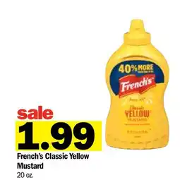 Meijer French's Classic Yellow Mustard offer