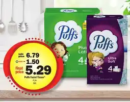 Meijer Puffs Facial Tissue offer