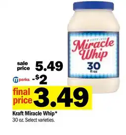 Meijer Kraft Miracle Whip offer