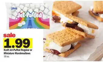 Meijer Kraft Jet-Puffed Regular or Miniature Marshmallows offer