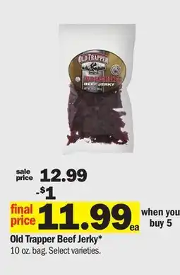 Meijer Old Trapper Beef Jerky offer