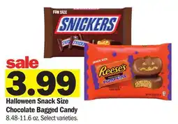 Meijer Halloween Snack Size Chocolate Bagged Candy offer