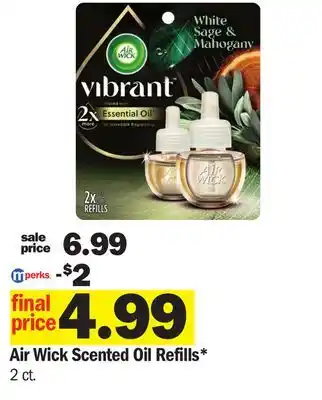 Meijer Air Wick Scented Oil Refills offer