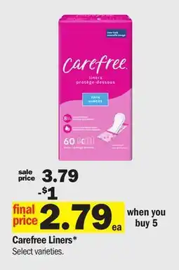 Meijer Carefree Liners offer