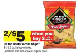 Meijer On The Border Tortilla Chips offer