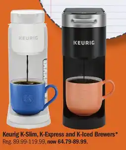 Meijer Keurig K-Slim, K-Express and K-Iced Brewers offer