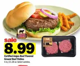 Meijer Certified Angus Beef Flavored Ground Beef Patties offer