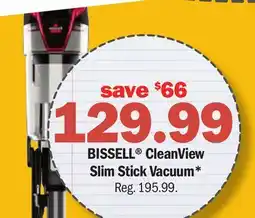 Meijer BISSELL CleanView Slim Stick Vacuum offer