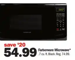 Meijer Farberware Microwave offer