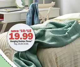 Meijer Hanging Fashion Throw offer