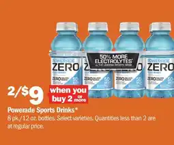 Meijer Powerade Sports Drinks offer
