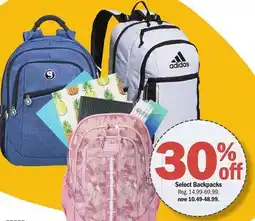 Meijer Select Backpacks offer