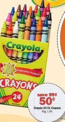Meijer Crayola 24 Ct. Crayons offer