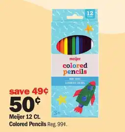 Meijer Meijer 12 Ct. Colored Pencils offer
