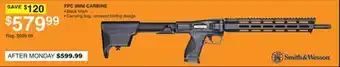 Dunham's Sports SMITH & WESSON FPC 9MM CARBINE offer