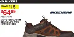 Dunham's Sports SKECHERS MEN'S TERRAFORM SELVIN LOW WIDE HIKING SHOES offer
