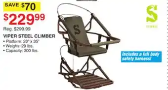 Dunham's Sports SUMMIT VIPER STEEL CLIMBER offer