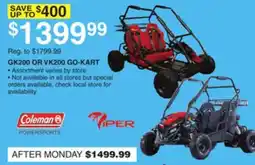 Dunham's Sports GK200 OR VK200 GO-KART offer