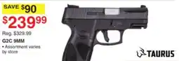 Dunham's Sports TAURUS G2C 9MM offer