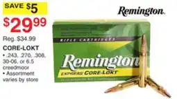 Dunham's Sports REMINGTON CORE-LOKT offer