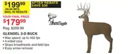 Dunham's Sports FIELD LOGIC GLENDEL 3-D BUCK offer