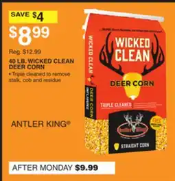Dunham's Sports ANTLER KING 40 LB. WICKED CLEAN DEER CORN offer