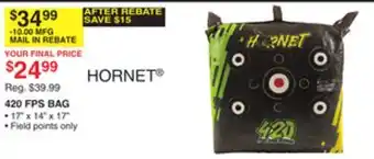 Dunham's Sports HORNET 420 FPS BAG offer