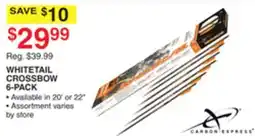 Dunham's Sports CARBON EXPRESS WHITETAIL CROSSBOW 6-PACK offer