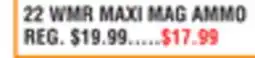 Dunham's Sports WMR MAXI MAG AMMO offer