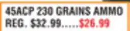 Dunham's Sports BLAZER 45ACP 230 GRAINS AMMO offer