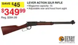 Dunham's Sports HENRY LEVER ACTION 22LR RIFLE offer