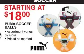Dunham's Sports PUMA SOCCER BALLS offer