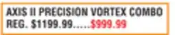 Dunham's Sports SAVAGE AXIS II PRECISION VORTEX COMBO offer