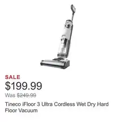Costco Tineco iFloor 3 Ultra Cordless Wet Dry Hard Floor Vacuum offer