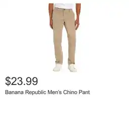 Costco Banana Republic Men's Chino Pant offer