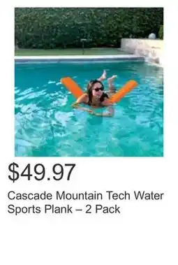 Costco Cascade Mountain Tech Water Sports Plank – 2 Pack offer