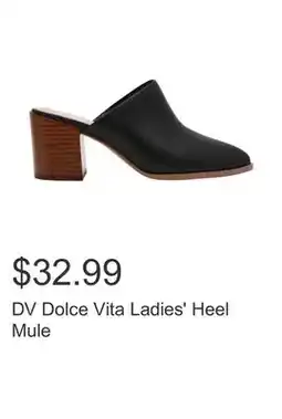 Costco DV Dolce Vita Ladies' Heel Mule offer