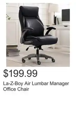 Costco La-Z-Boy Air Lumbar Manager Office Chair offer