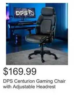 Costco DPS Centurion Gaming Chair with Adjustable Headrest offer