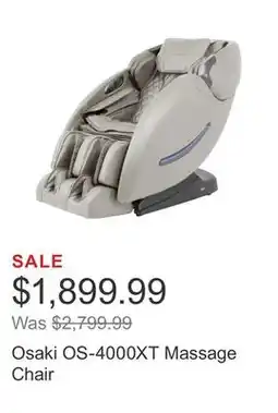 Costco Osaki OS-4000XT Massage Chair offer