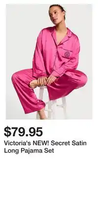 Victoria's Secret Victoria's NEW! Secret Satin Long Pajama Set offer
