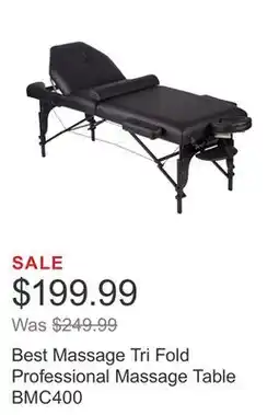 Costco Best Massage Tri Fold Professional Massage Table BMC400 offer